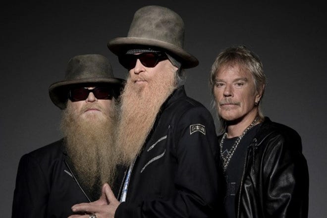 ZZ Top is scheduled to perform Oct. 20 at the Crown Theatre as part of the Community Concerts lineup. {contributed photo}
