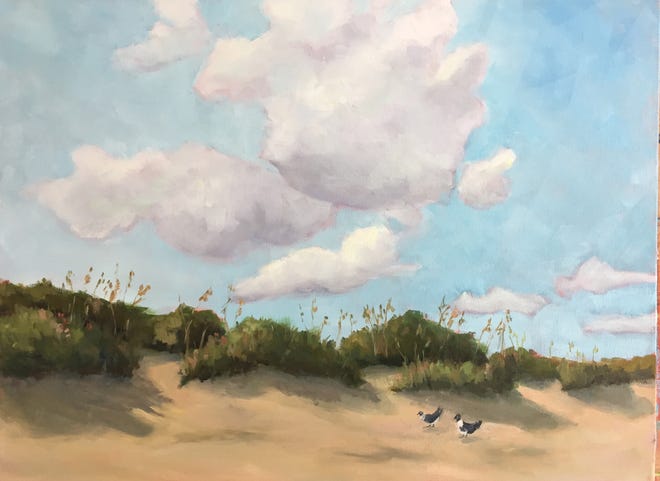 Nancy Noel May's work will be featured Sept. 22 at the Fourth Friday Gallery Night at the Burgwin-Wright House and Gardens. She paints in an impressionistic style with an easygoing beach style. [CONTRIBUTED]