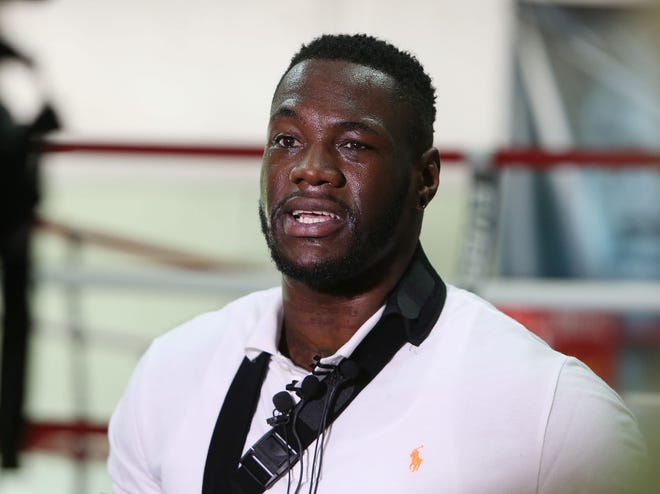 Deontay Wilder (38-0) faces Luis Ortiz (27-0) on Nov. 4 in Barclays Center in Brooklyn to defend his World Boxing Council heavyweight title. [File photo]