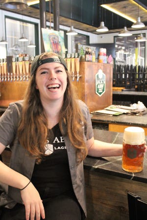 Kate Steblenko of Jack's Abby Craft Lagers recently won a scholarship from the Pink Boots Society. [Contributed photo]
