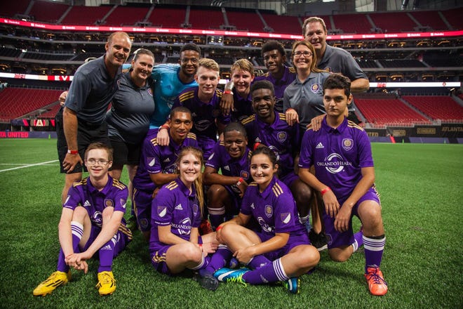 Orlando City Soccer Club invited Eustis High School’s unified Special Olympics soccer team to join them for an MLS professional soccer experience. [SUBMITTED]