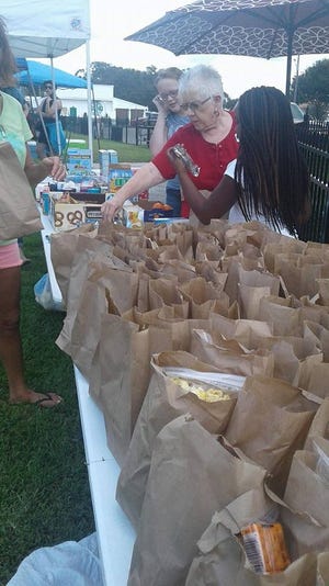 Tavares Middle School faculty used their days off from Hurricane Irma to help feed students and other members of the community. [SUBMIITED]