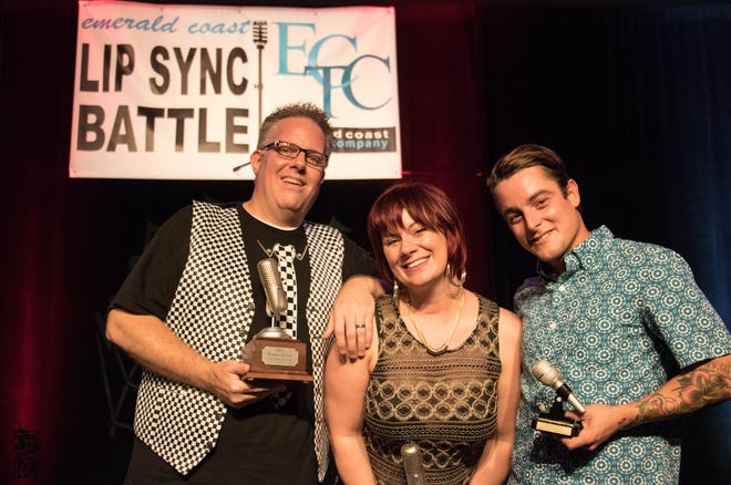 At the inaugural ECTC Lip Sync Battle in 2015, Bryan Taylor of the United Way won the People’s Choice, and Britt Matthews and her brother, Sheldon Jernigan, represented Beachy Beach Real Estate and won Best Dance Moves and Best Overall Lip Sync Champions. [LOUIS COLUMBUS/SPECIAL TO THE LOG]