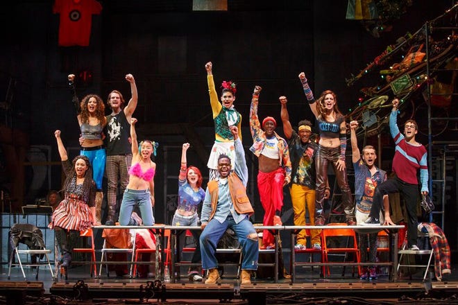 The company of the "Rent 20th Anniversary Tour." [CAROL ROSEGG]