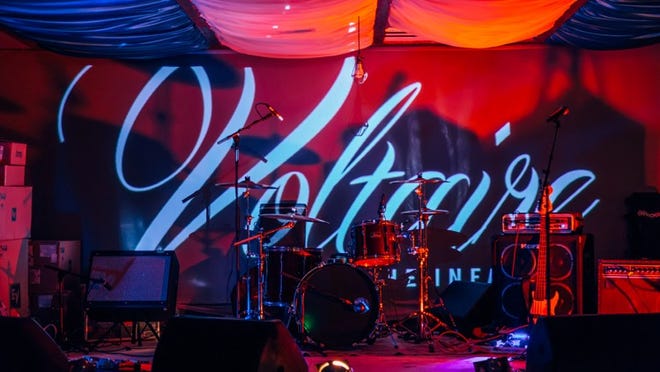 The stage at Voltaire in downtown West Palm Beach during a sneak preview party on Friday, Aug. 18. (Photo by Ates Isildak)