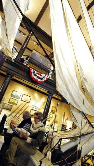Readers follow along during the 21st Moby Dick Marathon held in the Whaling Museum in New Bedford. 

PHOTO BY DAVID W. OLIVEIRA/STANDARD-TIMES SPECIAL/SCMG