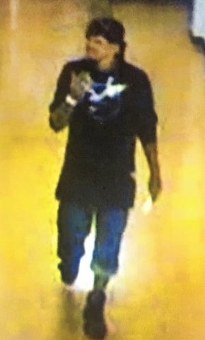 COURTESY PHOTO/PUEBLO COUNTY SHERIFF'S OFFICE The Pueblo County Sheriff's Office is seeking the public's help in identifying this man suspected of attempted arson in a Monday incident near the Pueblo County Courthouse.