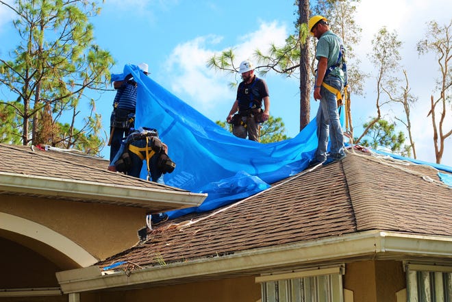 Lake and Sumter county residents can get temporary help with their storm-damaged roofs through the Operation Blue Roof program. [GATEHOUSE MEDIA FILE]