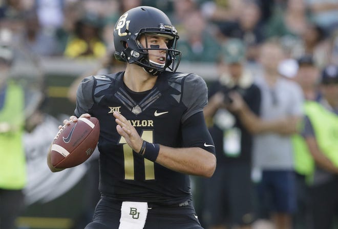 Baylor quarterback Zach Smith has jump-started the Bears' offense since taking over as starter two weeks ago against Duke. In fact, Baylor threw a scare into No. 3 Oklahoma behind Smith, who threw for 463 yards and four touchdowns. [ASSOCIATED PRESS]