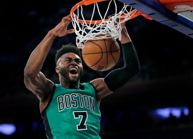 After averaging 17 minutes as a rookie, forward Jaylen brown figures to be on the court more this season.