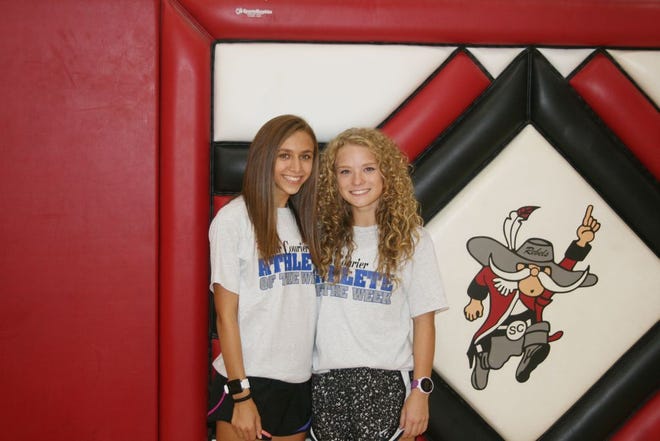 Olivia Frail (left) and Brooke Rennick (right) are this week’s Star Courier Athletes of the week.
