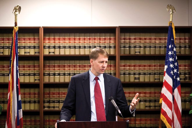Federal banking reform law enacted in 2010 created the Consumer Financial Protection Bureau headed by Richard Cordray.