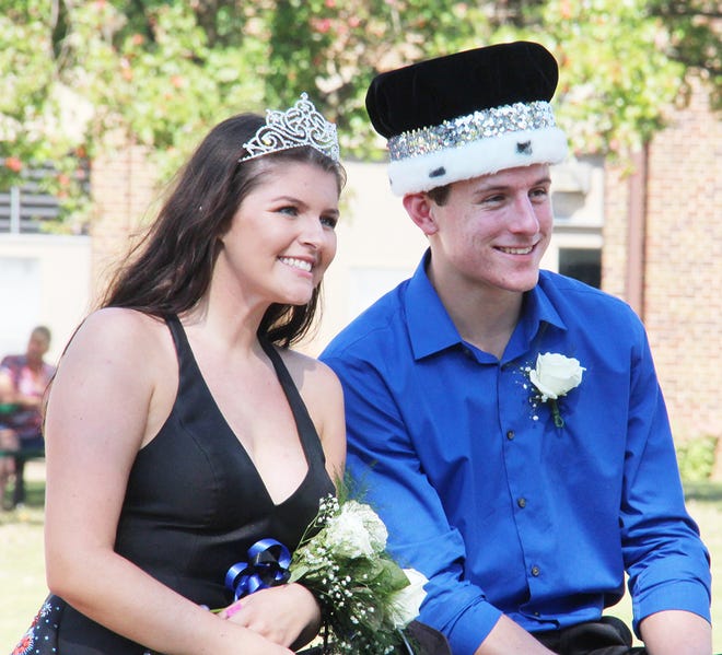 GHS Homecoming queen and king Emery Hartman and Mason Kaiser