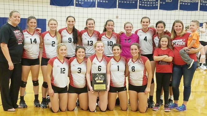 The Coldwater Lady Cardinals claimed the championship of the Gold Bracket at the Harper Creek Invite Saturday.



COURTESY PHOTO