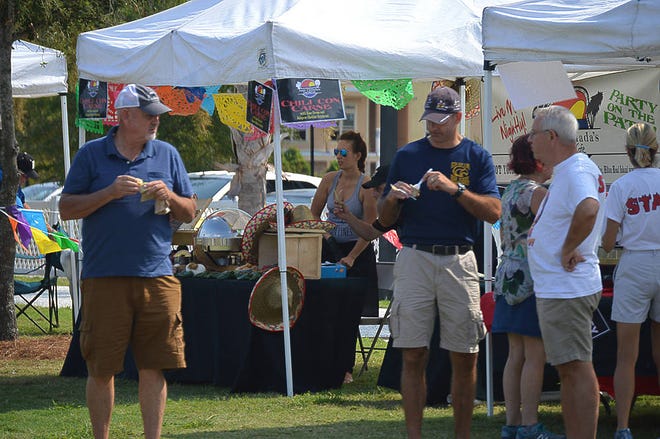 Michelle Flores/Bluffton Today The weather was perfect for a chili cook-off Saturday at Shelter Cove Community Park.