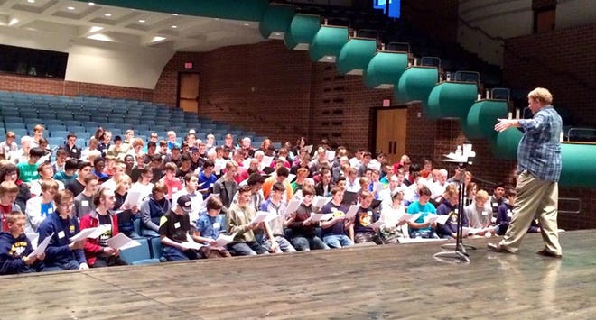 West Michigan will have the opportunity to see the transmission of the power of choral music from one generation of men to the next in a concert at 7 p.m., Wednesday, Oct. 4. The free concert is taking place in the DeWitt Auditorium of Zeeland East High School. [CONTRIBUTED]