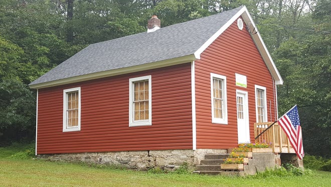 The Frantz one-room schoolhouse in Eldred Township, after the exterior was refurbished. [Photo provided]