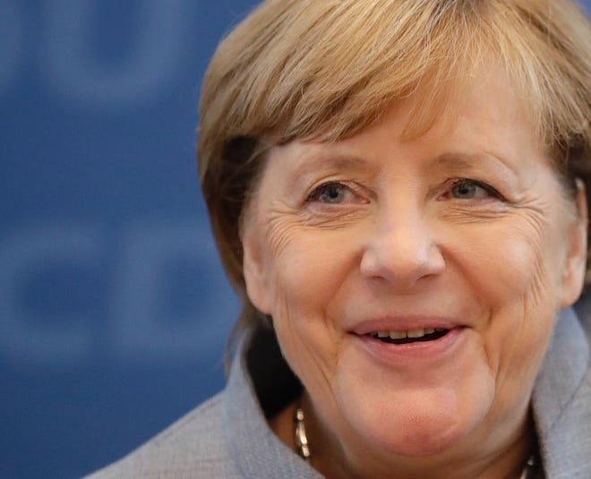 German Chancellor Angela Merkel. [ASSOCIATED PRESS]