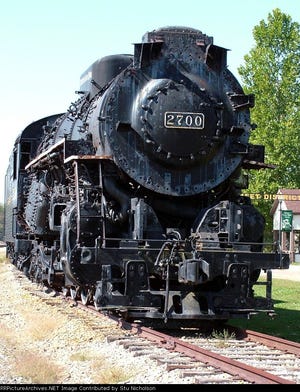 The Dennison Railroad Depot Museum recently initiated restoration of Chesapeake & Ohio Steam Engine No. 2700, currently located on the east end of the museum. PHOTO BY STU NICHOLSON