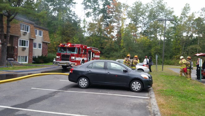 The residents of an apartment building at Rutland Manor in Dover were displaced Friday by a Fire in the boiler room. [Courtey Cory Stout]