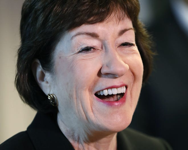 Sen. Susan Collins, R-Maine, said she will decide during the Columbus Day recess whether to stay in the U.S. Senate or run for governor in Maine. [AP photo/Robert F. Bukaty, file]