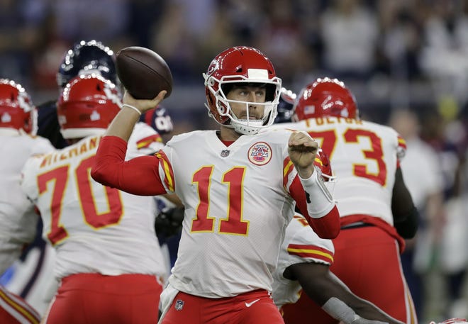 Arguably the NFL MVP through five games, quarterback Alex Smith has helped establish the Chiefs as the league's frontrunner. [ASSOCIATED PRESS]