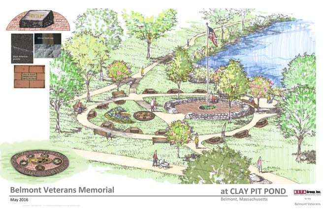 Rendering of the Veterans Memorial project. [COURTESY PHOTO]