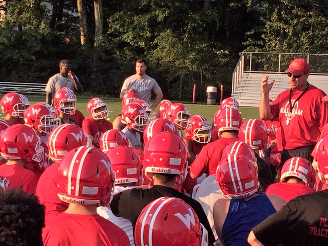The Waltham High football team will try to lock up a playoff spot in the regular season finale at Acton-Boxboro Friday night. [Wicked Local Staff File Photo/Scott Souza]