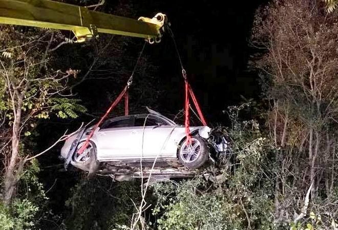 Two Bridgewater men were seriously injured when their vehicle sped off the road, rolling over and crashing into the woods in West Bridgewater at about 11:40 p.m. on Sunday, Oct. 15, 2017.