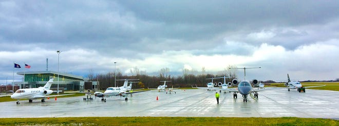 The West Michigan Regional Airport has about 34,000 incoming and outgoing flights a year, helping drive the economic sustainability of the community. [Contributed]