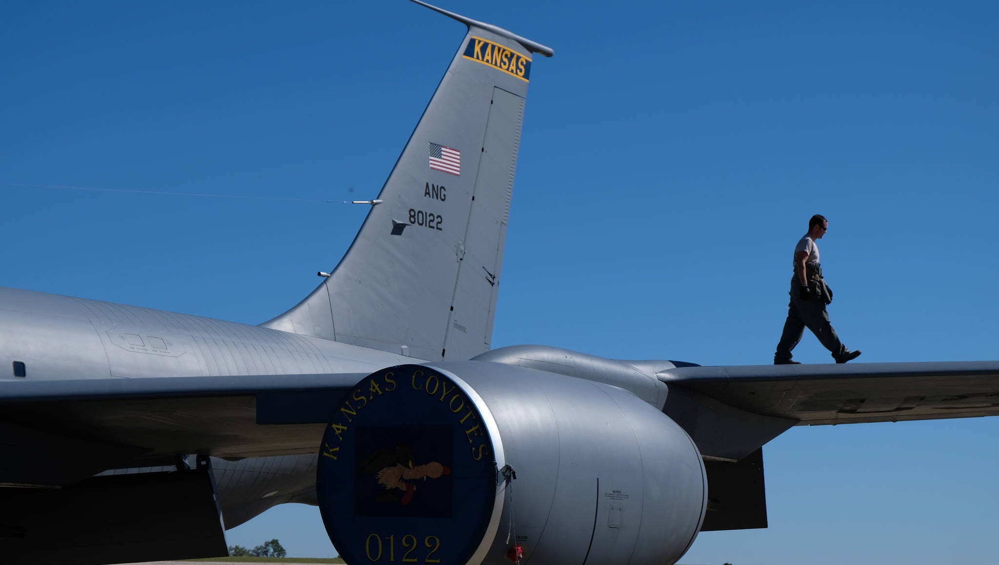 190th Air Refueling Wing conducts refueling exercise Monday with