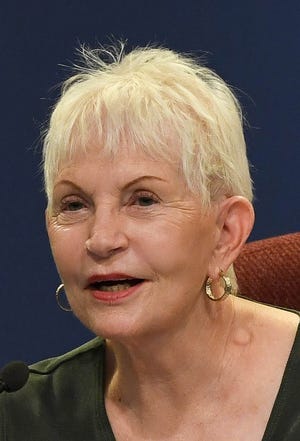 School Board Chairman Caroline Zucker suggested board member Jane Goodwin serve as chairman in 2018, when the district asks voters to approve a 1-mill, local-option property tax for schools. [HERALD-TRIBUNE ARCHIVE]