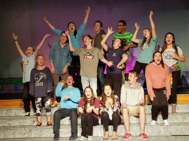 Coe-Brown Northwood Academy Theatre students will present the classic musical Godspell, Oct. 26-28 in the Gerrish Gym. [Courtesy photo]