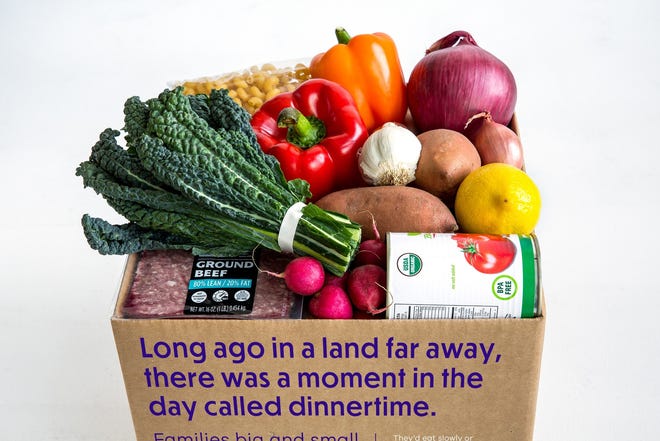 Dinnerly offers a dinner-in-a-box meal service. Fresh ingredients are delivered to your home, ready to cook. [Special to The Star]