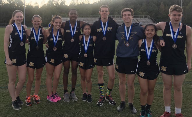 The Shelby High cross-country teams earned eight spots on the All-Southwestern 2A squads after winning the league championship earlier this week. Honored were Will Blankenship, Sincere Medley and Tim Learn for the boys, and Tori Clifton, Emma Ware, Kaci Carter, Katherine Le and Lauren Le for the girls. [Special to The Star]