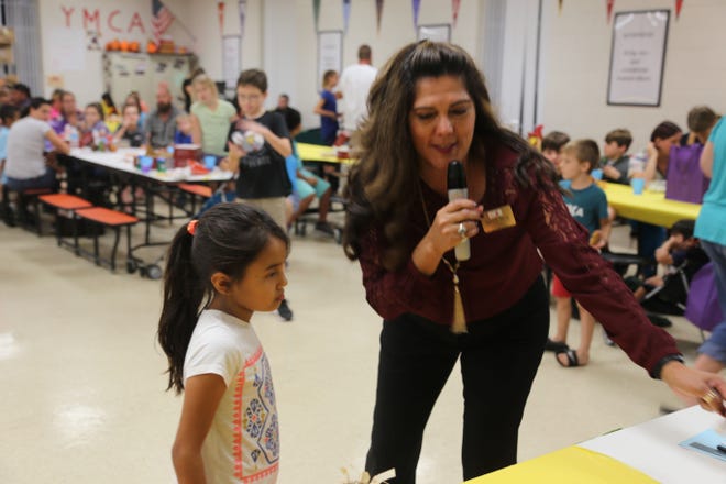 Umatilla Middle School hosted a night of family fun for its students and families on Oct. 12. Activities included Zumba for kids, a family dinner and a raffle of donated gifts from community partners such as the Lake County Sheriff’s Office and Publix bakery. [SUBMITTED]