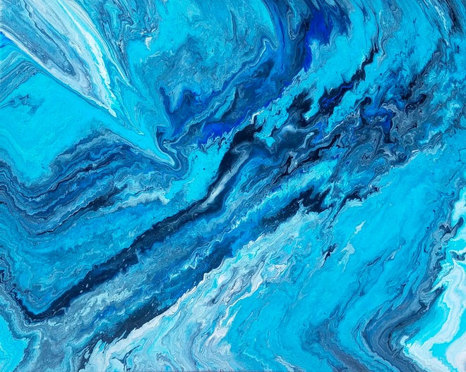 "Blue Agate" by Miranda Kreuz.