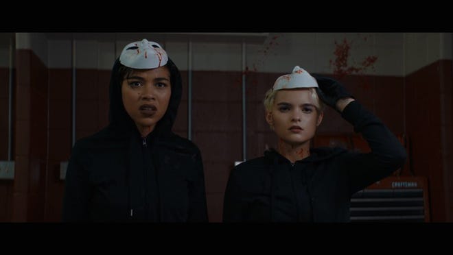 Alexandra Shipp and Brianna Hildebrand in "Tragedy Girls." Submitted photo.