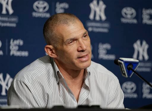 ESPN is reporting that the New York Yankees and manager Joe Girardi have parted ways. [AP File Photo]