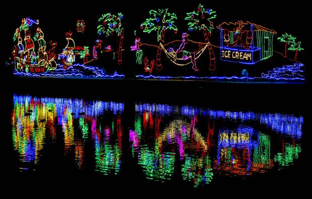 Lights on display in past years for Christmas in the Park in Yukon. [OKLAHOMAN ARCHIVE PHOTO]