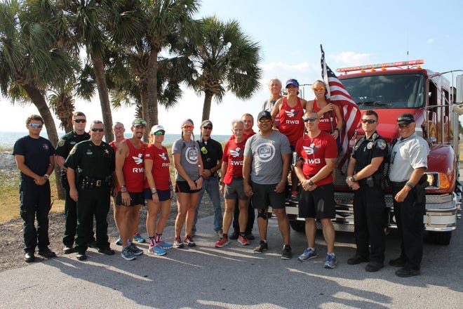 The Panama City chapter of Team RWB chapter will be at Harley-Davidson, 14700 Panama City Beach Parkway, at 7 a.m. Friday on their way to Port St. Joe. They are part of a national group hiking the country for veterans. [CONTRIBUTED PHOTO]