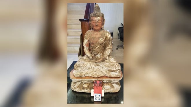 Chinese wood carving sells for $60,000 at Worth Avenue auction
