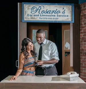 Nina Negron and Brian L. Boyd play a couple in the Westcoast Black Theatre Troupe production of "In the Heights." [WBTT photo / Vutti Photography]