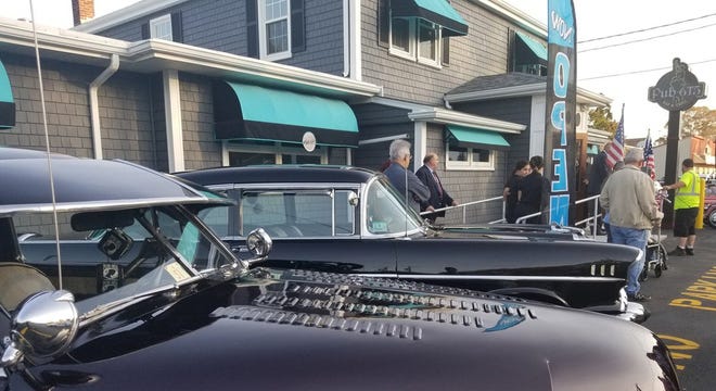 Chevrolets lined the outside of the building in the form of Impalas, a Nova and Bel-Air for the official opening of Pub 6T5 at the corner of Ashley Boulevard and Park Avenue formerly the Sixth Bristol Club. [MICHAEL BONNER/THE STANDARD-TIMES/SCMG]