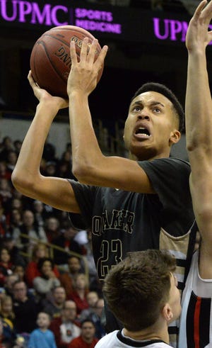 Quaker Valley basketball standout Coletrane Washington on Wednesday is expected to sign a letter of intent to continue his career at Drexel University in Philadelphia. [BCT File]