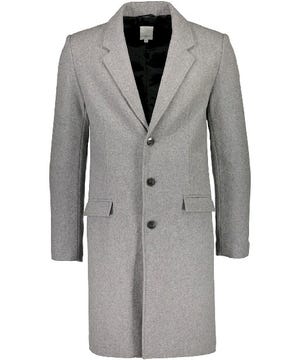 Oversized Wool Coat LT Grey Mix

$192