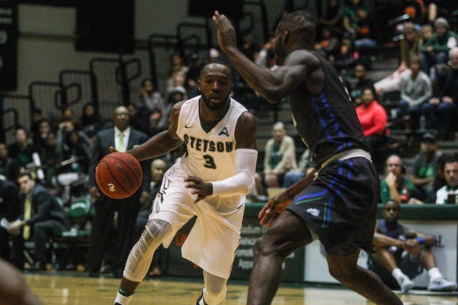Fifth-year senior B.J. Glasford (3) hopes to end his Stetson career on a high note. [NEWS-JOURNAL FILE/LOLA GOMEZ]
