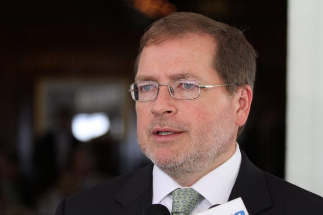 Grover Norquist in 2014. [The Providence Journal, file / Andrew Dickerman]