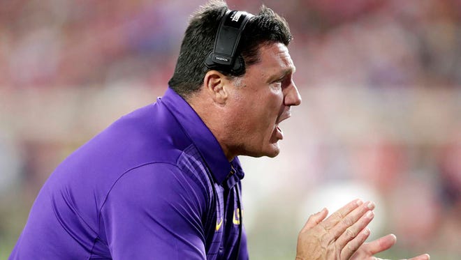 SEC Notebook: Ed Orgeron offers advice on being interim coach