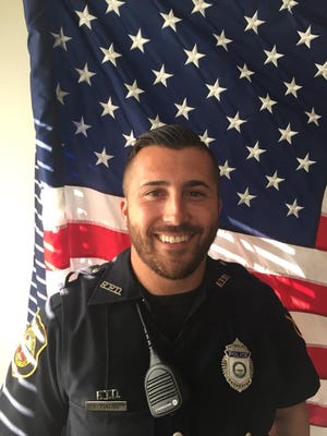 Members of the Rochester Police Department helped to raise $4,000 to help child victims of crime through its "Beards for Bucks" campaign in October. Officer Frank Porfido, shown halfway through his beard growth during the monthlong campaign, raised the second most out of the 38 participants. [Courtesy photo]